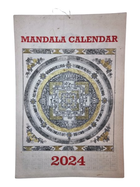 Wall calendar 2024: Thanka MANDALA